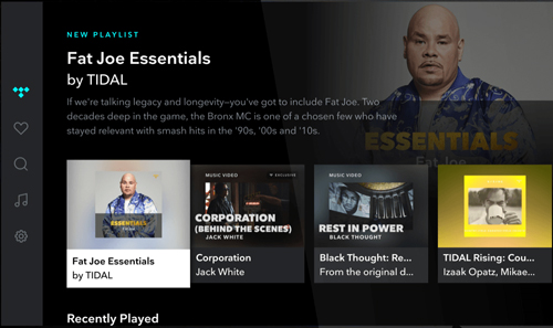 link tidal to android tv