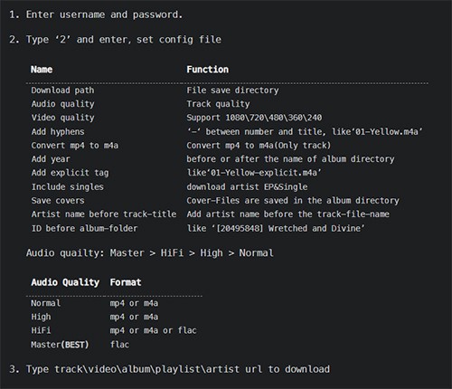 download tidal music github