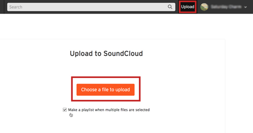move tidal music to soundcloud