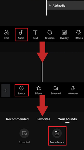 how to import tidal to tiktok by capcut